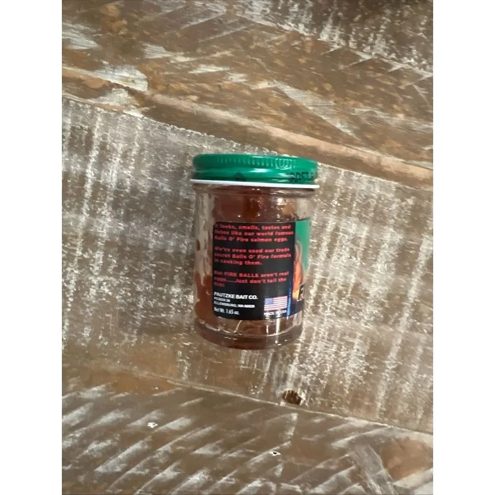 Pautzke Fire Balls‎ Salmon Eggs Trout Bait 1.65 Oz Orange/Shrimp PFBLS/ORG/SHR